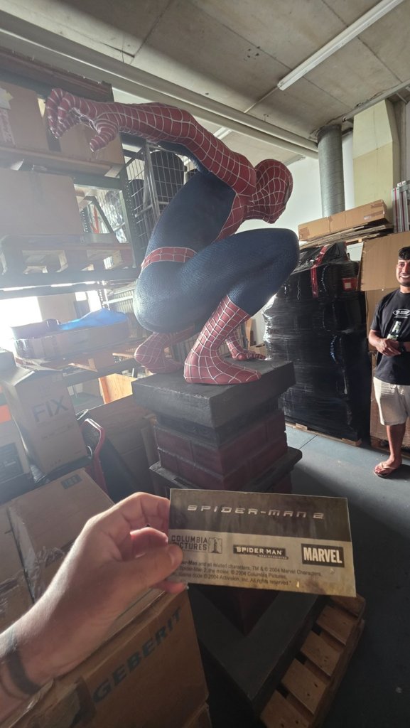 Rarität: Lebensgrosse Original Spider-Man 2 Statue (Studio Oxmox / Muckle Mannequins) - 205 cm