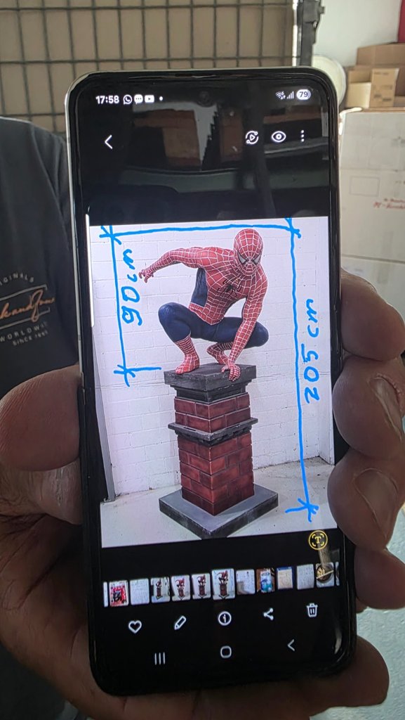 Rarität: Lebensgrosse Original Spider-Man 2 Statue (Studio Oxmox / Muckle Mannequins) - 205 cm