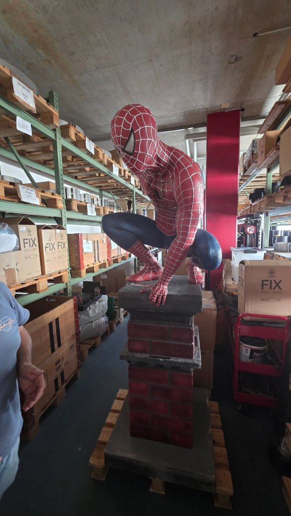 Rarität: Lebensgrosse Original Spider-Man 2 Statue (Studio Oxmox / Muckle Mannequins) - 205 cm