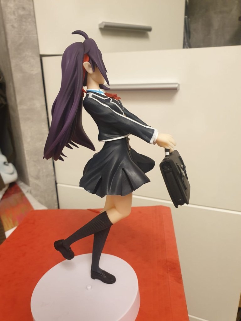 Anime Figur SAO Yuki mit Schuluniform und Aktentasche