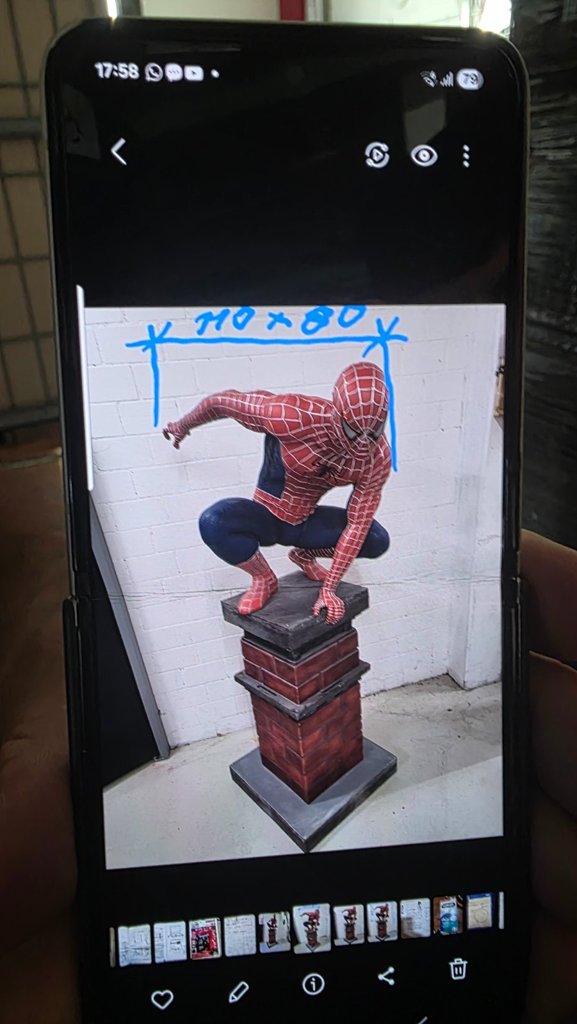 Rarität: Lebensgrosse Original Spider-Man 2 Statue (Studio Oxmox / Muckle Mannequins) - 205 cm